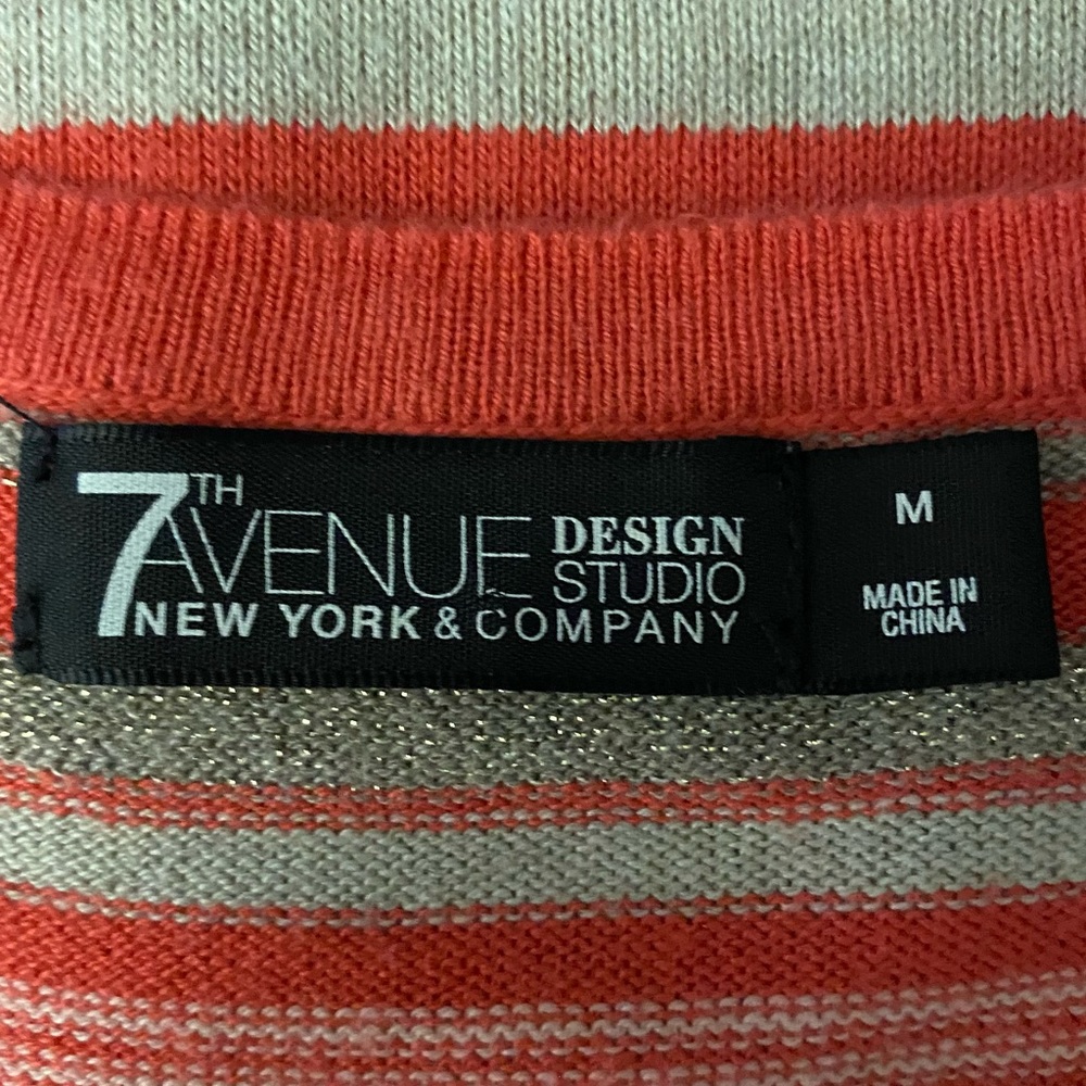 7th Avenue Design Studio Cardigan 💕 Glitter Diagonal Stripes - Picture 12 of 12